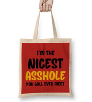 Sarcasm Funny Comment Quotes Gift - Sarcastic Women And Men Humorous Saying Bez Çanta Uzun Saplı
