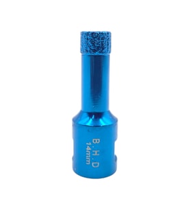 Fixonic B.H.D BHD00229 14mm Elmas Mermer Granit Delme Panç (Mavi)