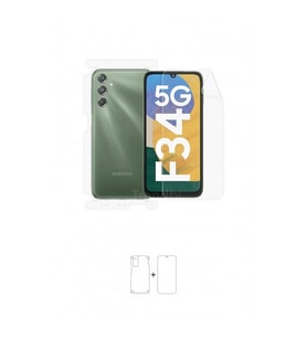 Samsung Galaxy F34 5G Ön, Arka ve Yan 360 Derece Tam Kaplama Poliüretan Film