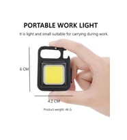 Premium Mini LED Anahtarlık 1000 Lümen El Feneri Usb Şarjlı Taşınabilir Metal Kamp Seyahat İçin