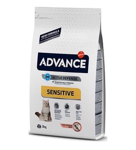 Advance Sensitive Hassas Deri Somonlu Yetişkin Kedi Maması 3 Kg