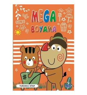 Mega Boyama Turuncu Kitap