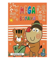 Mega Boyama Turuncu Kitap
