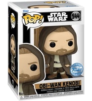 Funko Pop Obi-Wan Kenobi In Jedi Robe 544 Exclusive Box And Slip Protector Include (Krem)