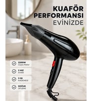 2200w Saç Kurutma Makinesi Soğuk Ve Sıcak Üfleme Fonksiyonlu