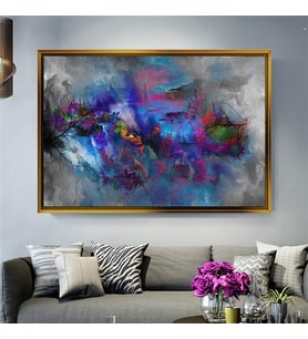 Altın Çerçeveli dekoratif tablo a601 (Gold)