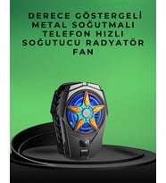 Northcity Yarı İletken Soğutmalı Mobil Fan – Akıllı Telefonlar İçin Hızlı Telefon Soğutucu