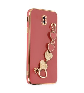 Samsung Galaxy J7 Pro / J730 Kılıf Esila Silikon - Kırmızı