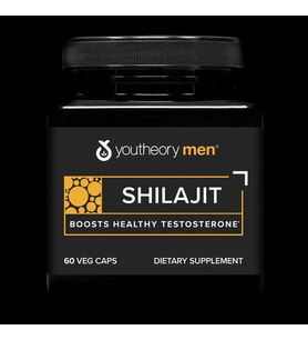 Men's Shilajit - 250 mg Shilajit Capsules - Energy Supplement - Supports Stamina & Endurance* - Gluten, Dairy & Soy Free - 60 Veg