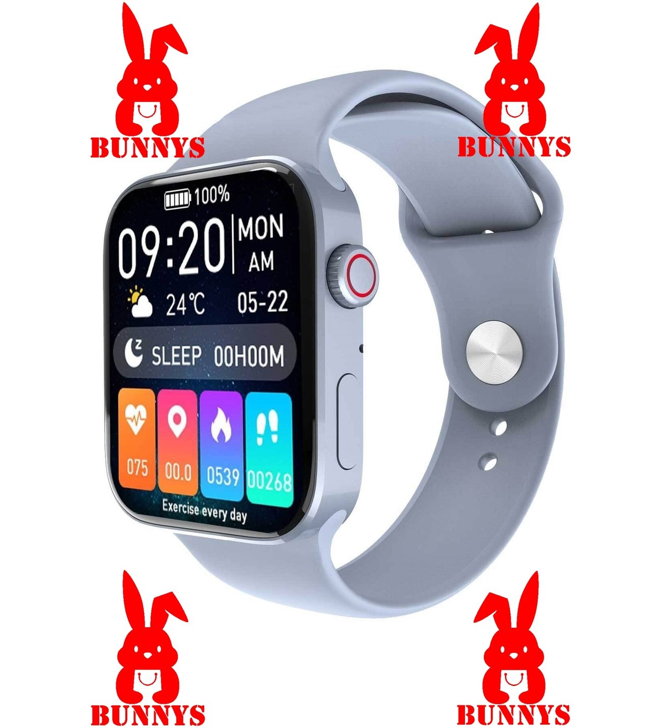 Akıllı Saat Omix X500 Uyumlu Konuşma Özellikli Smart Watch (Açık Mavi)