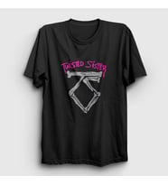 Presmono Unisex Siyah Logo V2 Twisted Sister T-Shirt 179937tt
