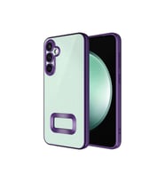 Samsung Galaxy S24 Uyumlu Kılıf Kamera Korumalı Logo Gösteren Zore Omega Kapak