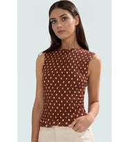 Bürümcük Örme Bluz Bisiklet Yaka Çok Polyester Yazlık Giyim Profesyonel Görünüm