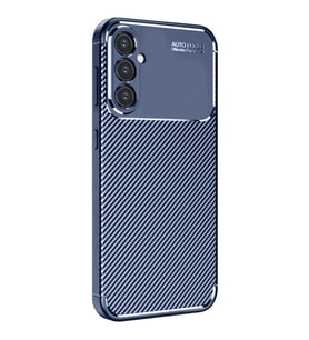 Samsung Galaxy S25 Plus Kılıf Auto Focus Karbon Kapak - Lacivert