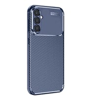 Samsung Galaxy S25 Plus Kılıf Auto Focus Karbon Kapak - Lacivert