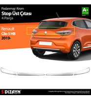 Renault Clio 5 Krom Stop Üst Çıtası 4 Prç. 2019 Üzeri