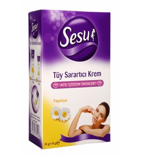 Sesu Tüy Sarartıcı Krem 35gr 18gr