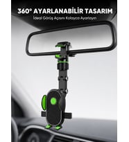 Dikiz Aynasına ve Koltuk Başlığına Uyumlu Telefon Tutucu Yeni Nesil