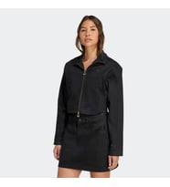 adidas JW7267 FB CROP TT Kadın Eşofman Üstü (Siyah)