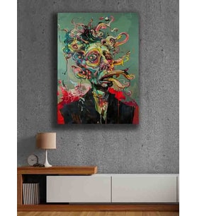 Koç stüdyo Modern tasarım kanvas tablo 50x70 (Çok Renkli)