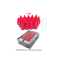 Bijon Kapağı Sivri 19 Mm Pembe 20 Li Set