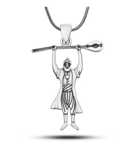Gümüş Pir Sultan Abdal Erkek Kolye