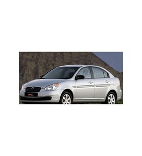 Hyundai Accent Era 2005-2011 Piano Black Batman Yarasa Ayna Kapağı