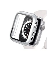 Newface Apple Watch Ultra 49mm Camlı Kasa Ekran Koruyucu - Gümüş