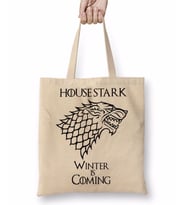 House Stark WInter is Coming Bez Çanta Uzun Saplı