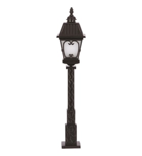 AVONNI BSU-68040-BSY-M3-OP Siyah Boyalı Dış Mekan Aydınlatma E27 Aluminyum Cam 23cm