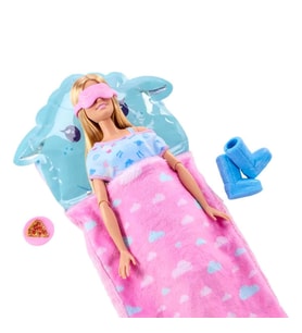 Barbie Sleepover Reveal Sürpriz Pijama Partisi Bebek ve Aksesuar Seti JMR88