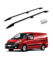 Turtle Fiat Scudo (Mk2) 2006-2016 / Kısa Şasi Tavan Çıtası Crown Siyah