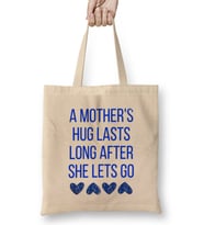 Mothers Day Life Began With Waking Up And Loving My Mother's Face Bez Çanta Uzun Saplı