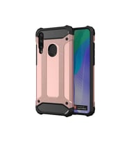 Huawei Y6P Kılıf Armor Hybrid Zırh Ultra Koruma (Rose)