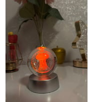 3D Led Işıklı Küre Pilli