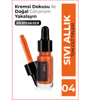 New Well Sıvı Allık (mat) No04 (Turuncu)