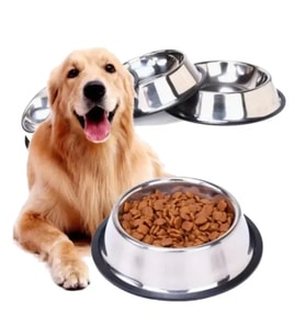 Paslanmaz Çelik Kedi/Köpek Mama Kabı