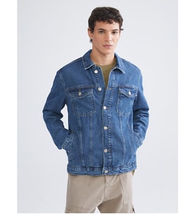 LCW Jeans İndigo Standart Kalıp Erkek Jean Ceket