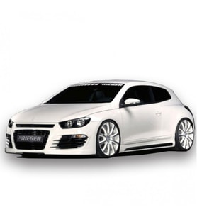 Volkswagen Scirocco 2009-2017 Yan Marşpiyel Seti (Plastik)