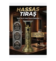 Şarjlı Saç ve Sakal Kesme Makinesi – T Tipi Metal Bıçak ve 3 Kesim Tarağı