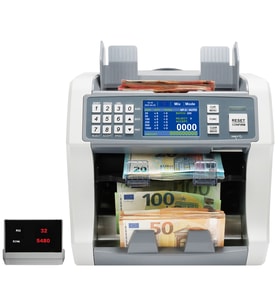 Baove GB9200 Pro Mix Çift Katlı Karışık Para Sayma Makinesi - 20 Ülke Parası - Yazıcılı - Çift Ekranlı