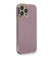 Apple İphone 13 Pro Kılıf Volet Silikon - Mor