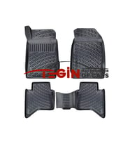 Isuzu D-Max 2020 3D Havuzlu Paspas Siyah (Karışık)