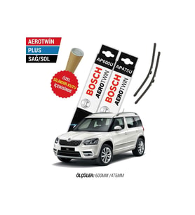 Skoda Yeti Silecek Takımı (2009-2016) Bosch Aerotwin Plus