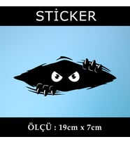 gizli adam etiket sticker - 2 adet çıkartma araba motosiklet kask atv tablet pc buzdolabı otomobil bilgisayar uyumlu