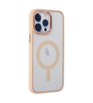 Apple İphone 14 Pro Max Kılıf Room Magneticsafe Silikon - Pudra