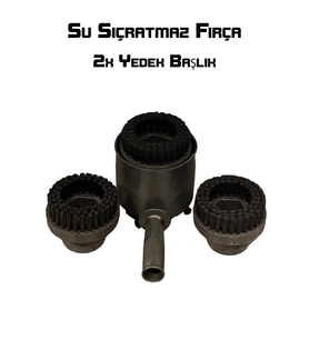 Yeni Nesil Su Sıçratmayan Fırça Seti Koltuk Yıkama Temizleme Fırçası