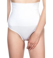 Giyim Beyaz Double Yüksek Bel Çıtçıtlı Slip Korse