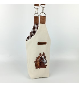 Woodycord 1 Litrelik El Yapımı U Model At Matara Kılıfı (Çok Renkli)