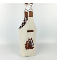 Woodycord 1 Litrelik El Yapımı U Model At Matara Kılıfı (Çok Renkli)